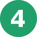 4 Four Circle Green